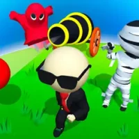 Stick Games Party: 4 players