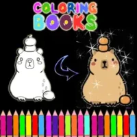 Kapi Capybara Coloring book