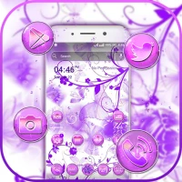 Purple Butterfly Theme