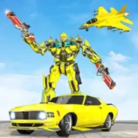 Mech Warrior Robot Airplane 3D