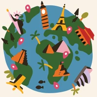 World atlas - Learn fun facts