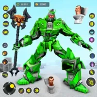 Rhino Robot War Car Transform