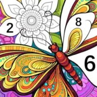 Tangle Color by Number Book
